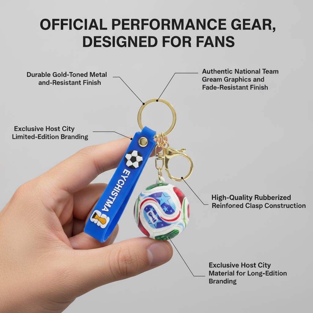 Classic Football Keychain