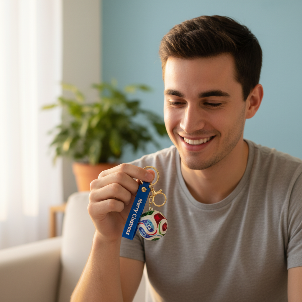 Classic Football Keychain