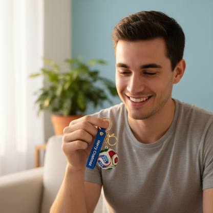 Classic Football Keychain