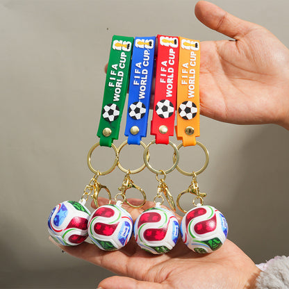 Klassischer Fußball-Schlüsselanhänger