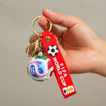 Klassischer Fußball-Schlüsselanhänger