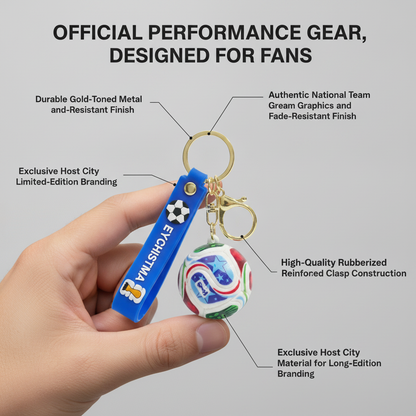 Classic Football Keychain